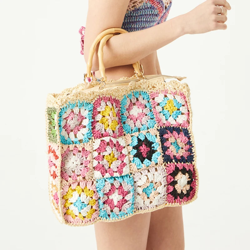 Bohemian Retro Bamboo Handbag