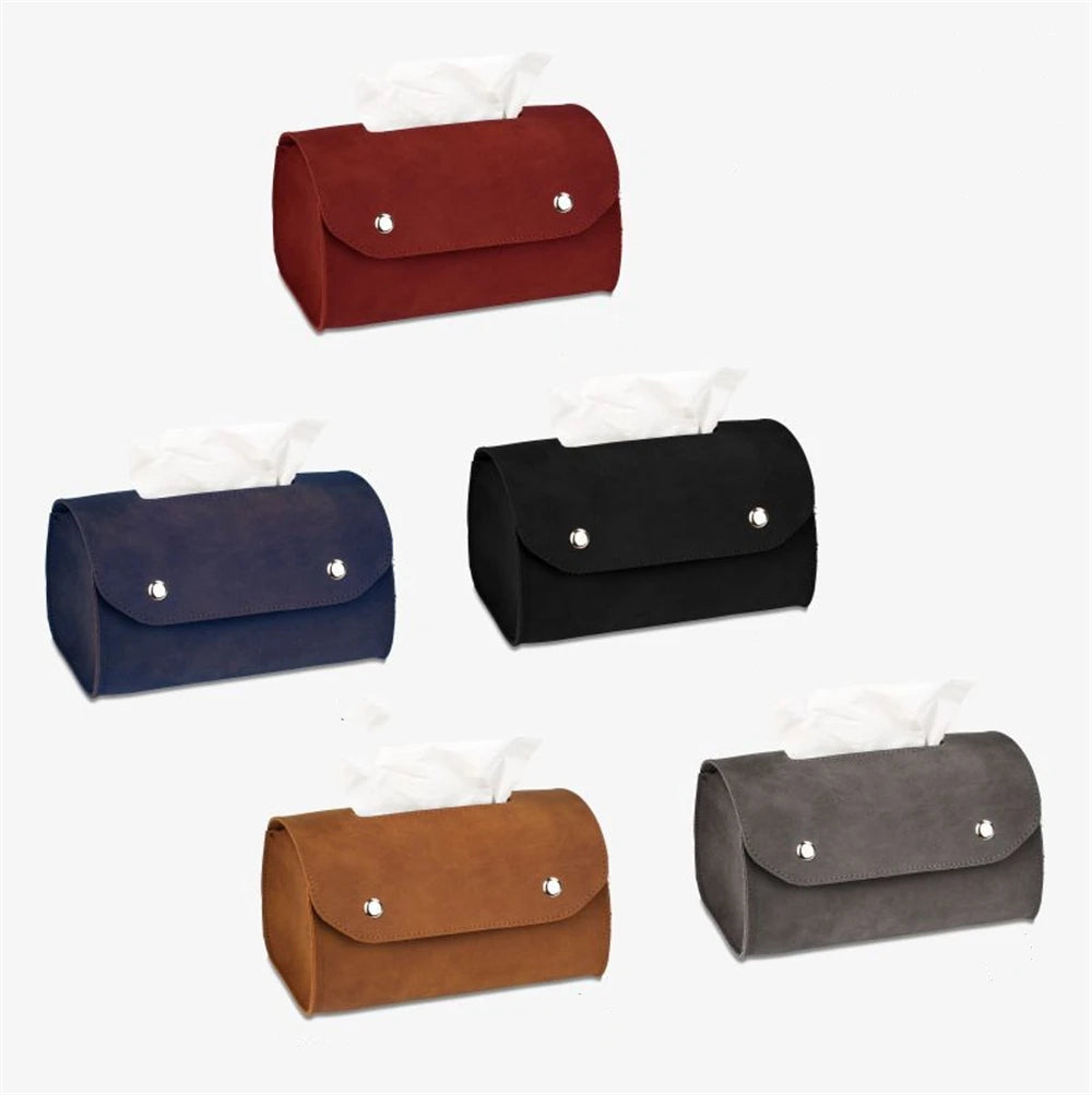 Leather Table Eco Tissue Box