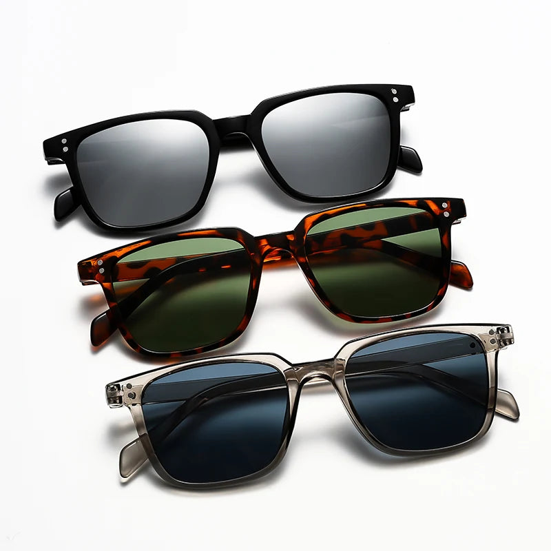 Retro Square Frame Sunglasses