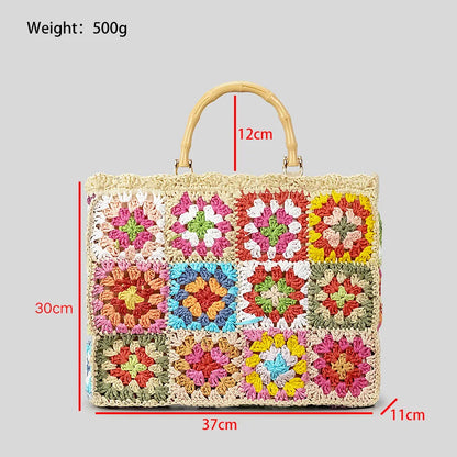 Bohemian Retro Bamboo Handbag