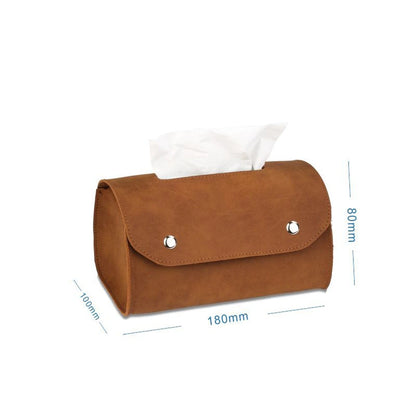 Leather Table Eco Tissue Box