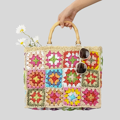 Bohemian Retro Bamboo Handbag